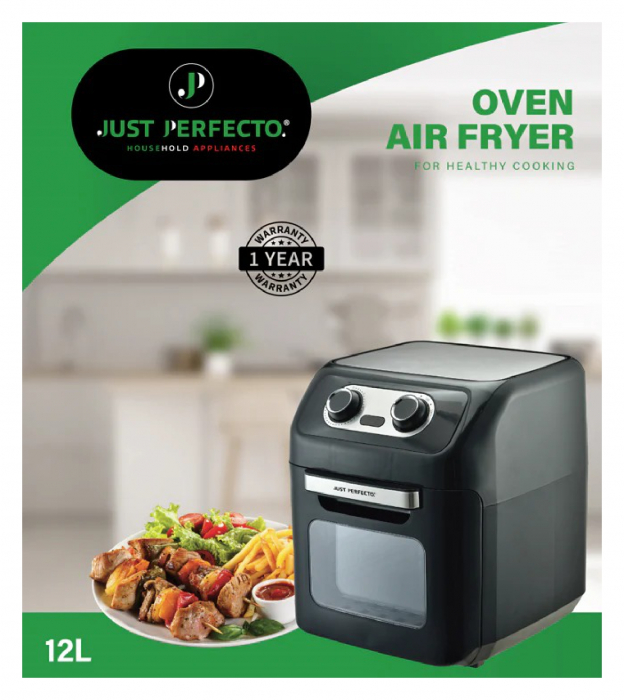 Cuptor-friteuza Just Perfecto JL-07, 1800W, Capacitate 12L, Timer 90min., Temperatura reglabila, Accesorii incluse [5]