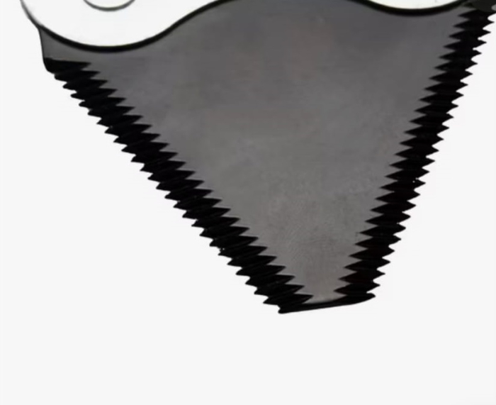 Disc de taiere triunghiular pentru motocositoare, 3T, diametru prindere 25.4mm, diametru disc 230mm, lungime muchie de taiere 65mm, grosime lama 2mm, otel tratat termic [5]