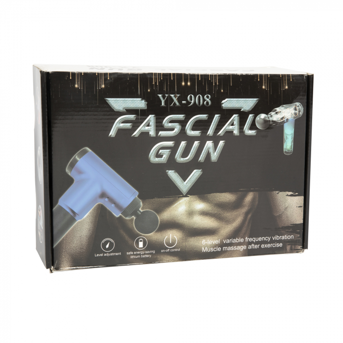 Dispozitiv MYOFASCIAL de fizioterapie Micul Fermier GF-1758, 8.4V, 6 Trepte viteza, 4 capete,Negru [5]