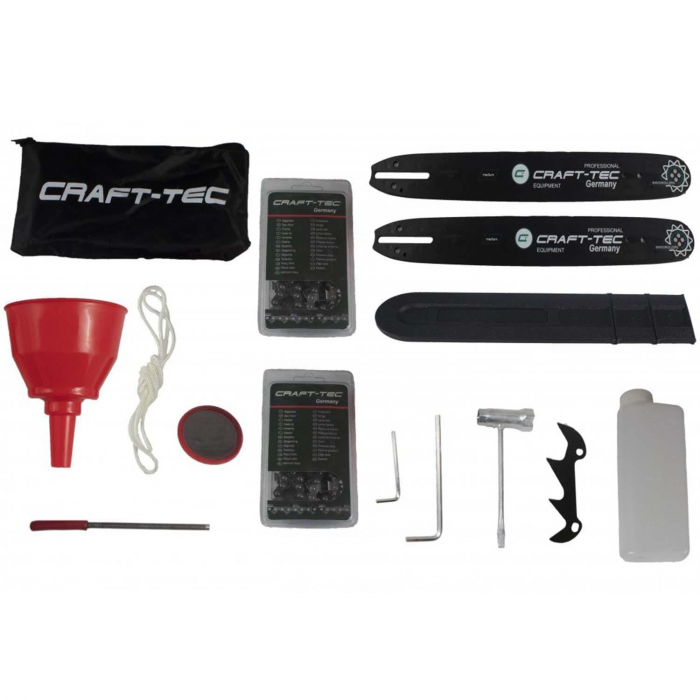 Drujba pe benzina Craft-Tech CT-6900, 5.6CP, 2800rpm, 2 Lame/2 Lanturi [6]