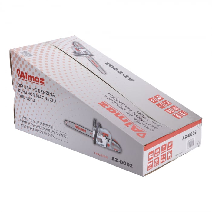 Motofierastrau (Drujba) Almaz AZ-D002, 2.95CP, 58CC, 3200RPM, demaror magneziu OUL-5800 [9]