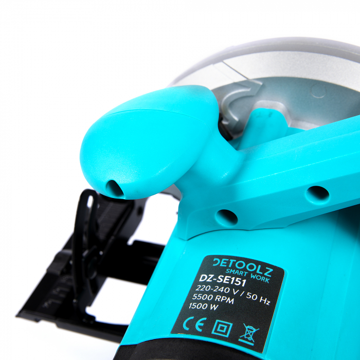 Fierastrau electric circular de mana Detoolz DZ-SE151, 1500W, 185mm [7]