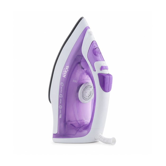Fier de calcat cu abur BOHM Home BIC-2201PW, 2200W, rezervor 250 ml, talpa ceramica [4]