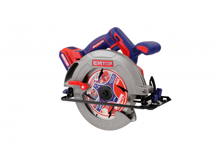 Fierastrau circular fara acumulator si incarcator, unghi taiere reglabil, 185mm - ELCS1851, EMTOP [3]