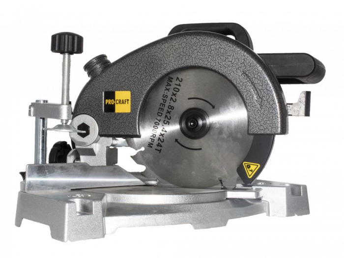 Fierastrau circular Procraft PGS2100, 1.4kW/ 1400W, 5000RPM, latime taiere 120mm, adancime taiere 30mm [7]