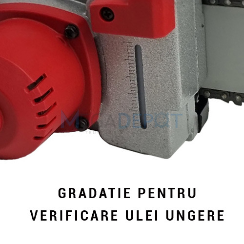 Fierastrau cu lant ( drujba ) pe acumulator Campion, 36V, 6000mAh, lama 30cm, 2 acumulatori, utilizare cu o singura mana, ideala pentru constructii [8]