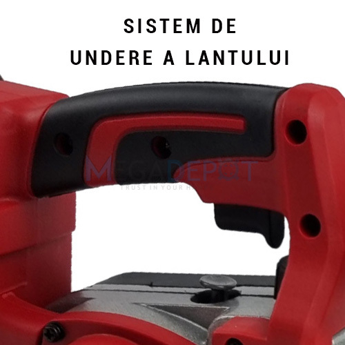 Fierastrau cu lant ( drujba ) pe acumulator Campion, 36V, 6000mAh, lama 30cm, 2 acumulatori, utilizare cu o singura mana, ideala pentru constructii [9]