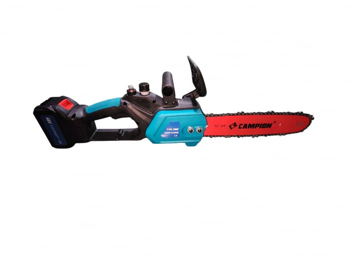 Set mini fierastrau Campion Mencoza, 48V, 2 acumulatori, Incarcator, Lama 12”, Geanta transport [5]