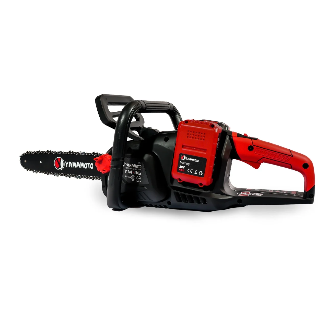 Fierastrau electric cu lant pe acumulator YAMAMOTO YM.116, 20V, 2 acumulatori inclusi [3]