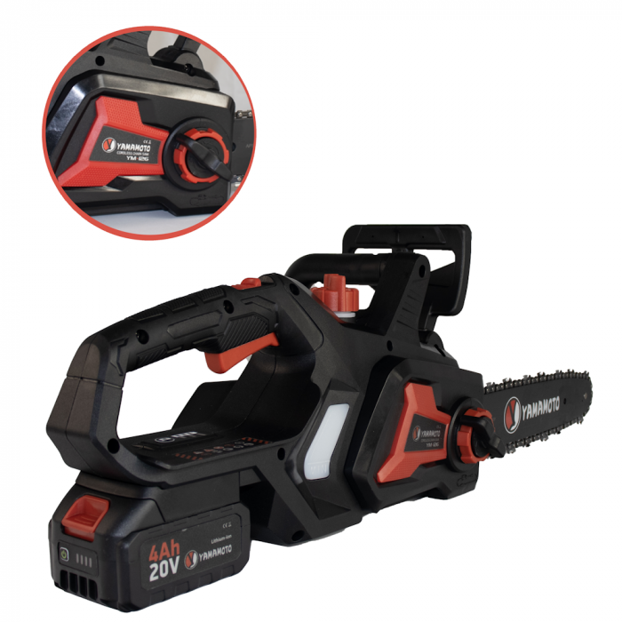 Fierastrau electric cu lant pe acumulator YAMAMOTO YM.126, 20V, 1 acumulator inclus [3]