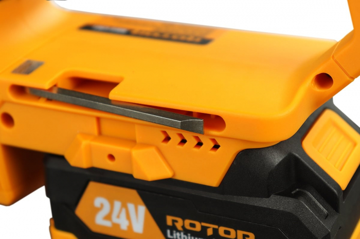 Fierastrau pe acumulator Rotor, 24V/3Ah, 6500RPM, Lungime lama 12"(30cm), Sistem de ungere lant automat [6]