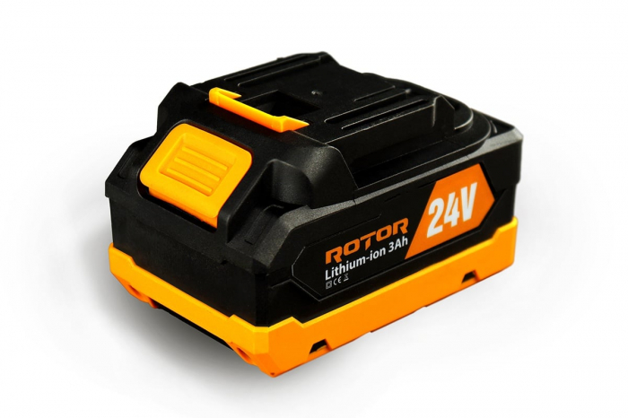 Fierastrau pe acumulator Rotor, 24V/3Ah, 6500RPM, Lungime lama 12"(30cm), Sistem de ungere lant automat [8]