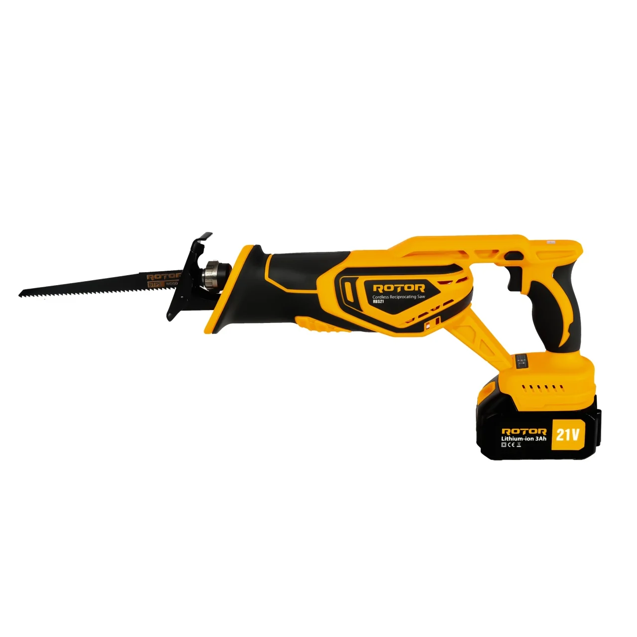 Fierastrau tip sabie cu acumulator ROTOR, 21V/3Ah, 750W, 2900RPM, Lama 150mm [2]