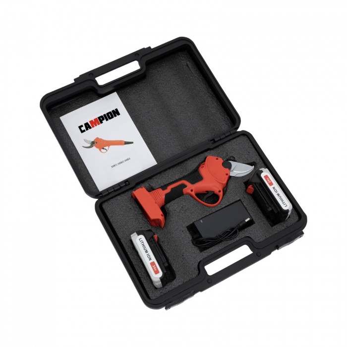 Foarfeca electrica cu acumulatori Campion, 24V, 2 acumulatori, valiza transport [4]