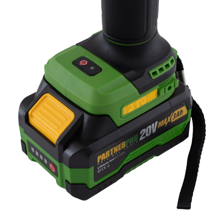 Foarfeca de gradina pe acumulator PARTNERPRO PP-FE3A, 1 x acumulator 20V / 3Ah , Brushless , 320 W [6]