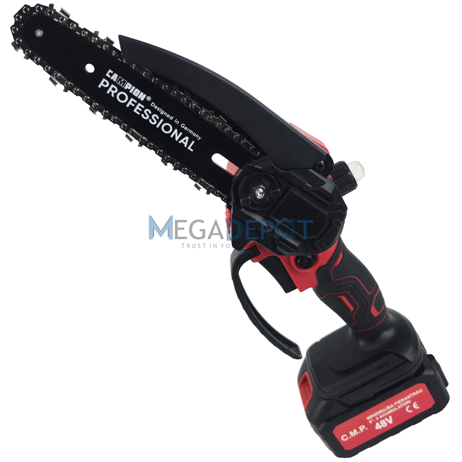 Foarfeca de taiat crengi, pe acumulator, 48V/8Ah, 2 acumulatori, Accesorii incluse, Geanta de Transport [5]