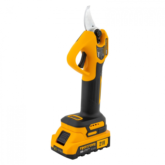 Foarfeca de taiat crengi pe acumulator Rotor, 21V/3Ah, 600W, 2 acumulatori, Capacitate de taiere 25mm [2]
