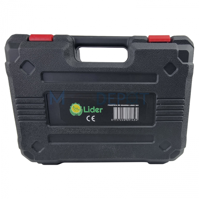 Foarfeca electrica cu 2 x acumulatori LIDER 36V, 6000mAh, geanta de transport [5]