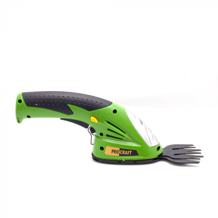 Foarfeca pentru iarba si arbusti cu acumulator ProCraft PGH1300, 1.3Ah, 8mm, 1100RPM [4]