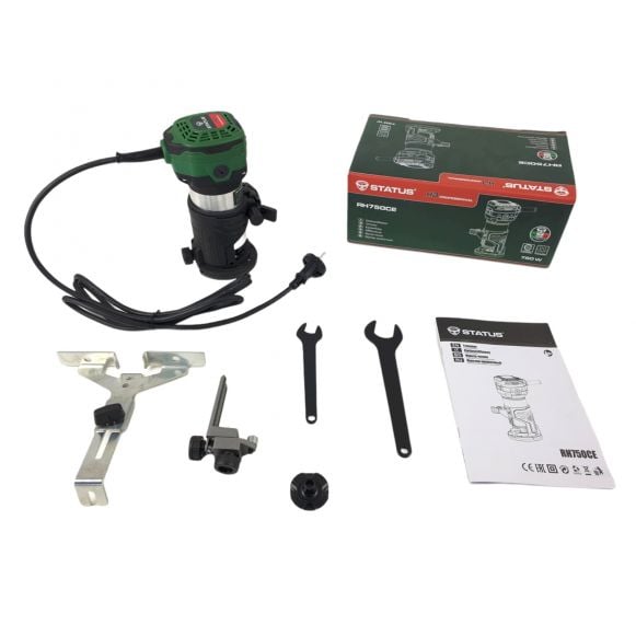 Freza electrica Status RH 750, router lemn, 750W, 10000-30000RPM, Variator viteza, Italia [11]