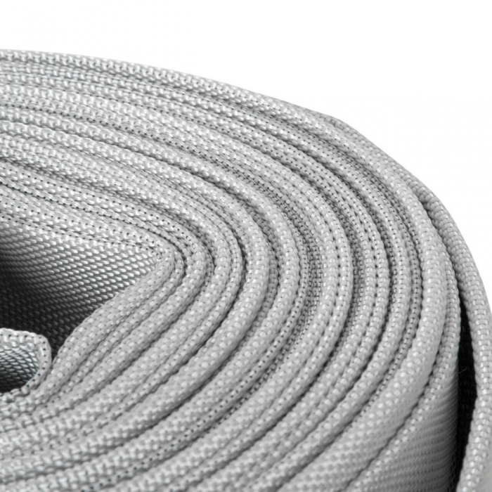 Furtun pomper, 2'', 20m, 8 bari, cu cuple, Alb [2]