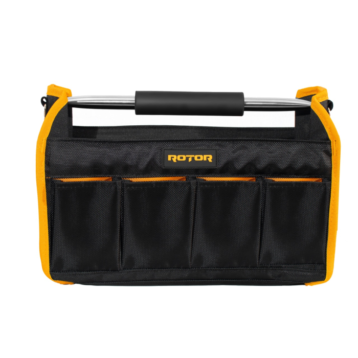 Geanta textila pentru scule 16" ROTOR R-TB0116 , 14 buzunare [3]