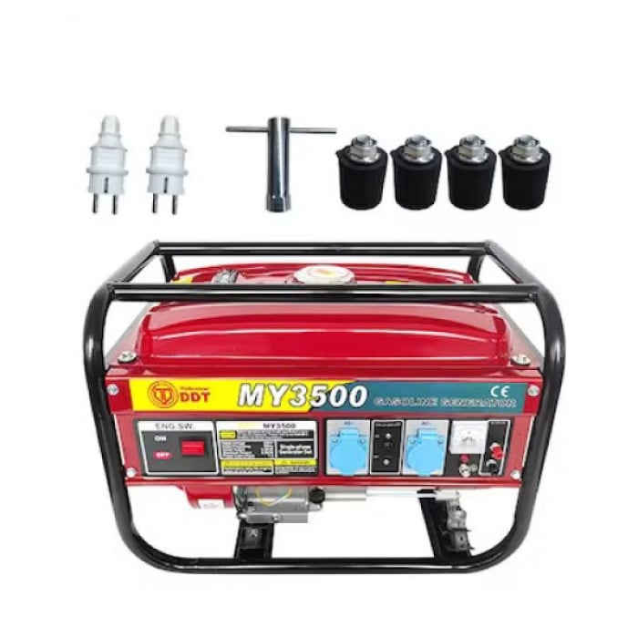 GENERATOR CURENT ELECTRIC DDT MY3500, 3500 W, CU STABILIZATOR DE TENSIUNE, BENZINA, AUTONOMIE 10 H.
