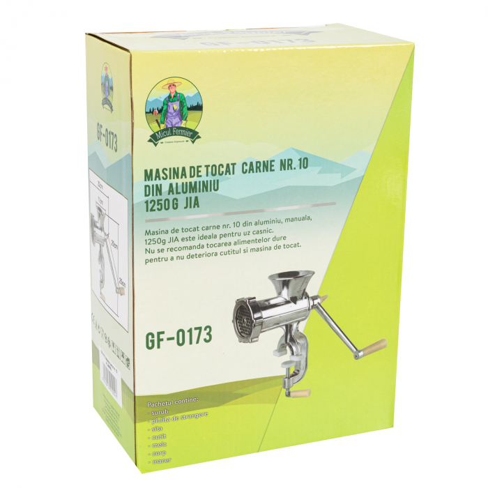 Masina manuala de tocat carne Micul Fermier, Nr. 10 [7]