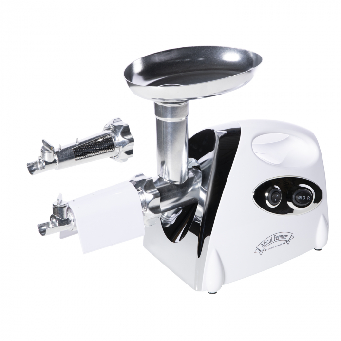 Masina electrica de tocat carne MGB-080 - Micul Fermier GF-0418, Alba, 1200W, 1.6 kg/min. [3]