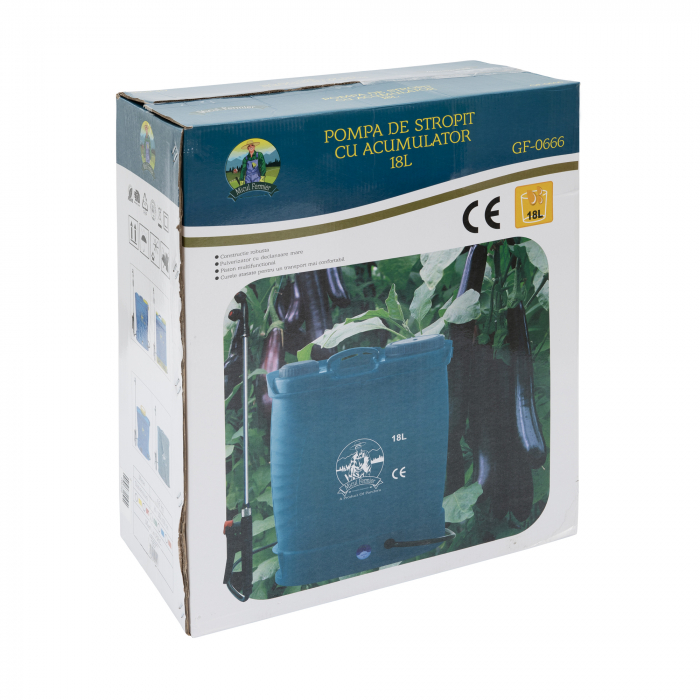 Pompa de stropit cu acumulator Pandora GF-0666, 18L  [8]