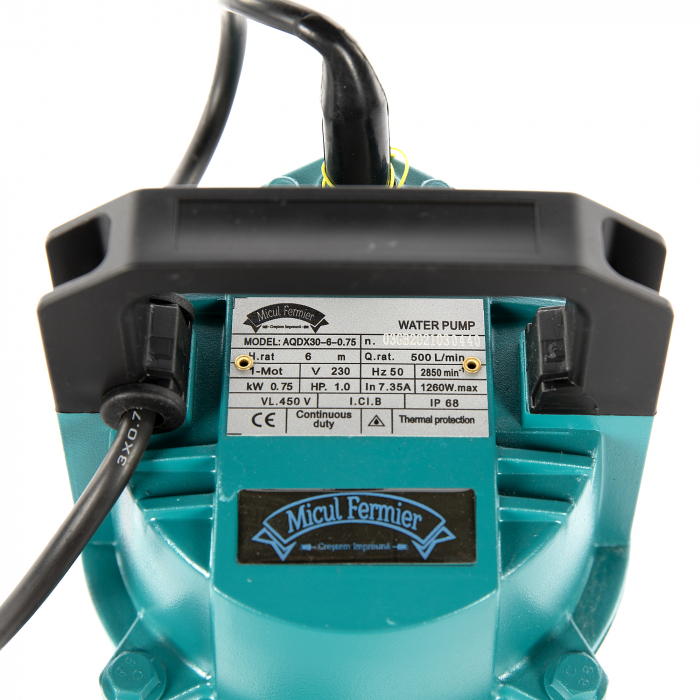 Pompa de apa submersibila Micul Fermier QDX30-6M, 0.75KW, 3" [3]
