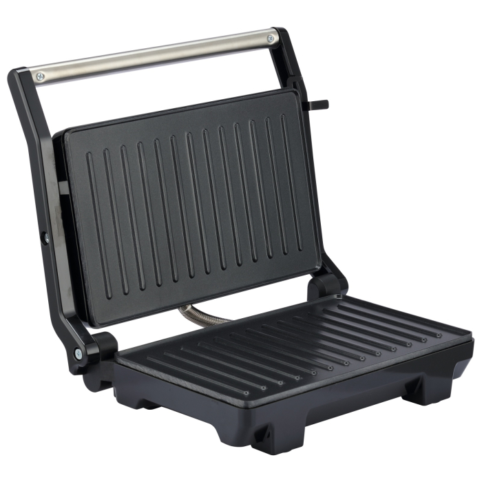 Gratar electric BOHM HOME BEGM100S, 1000 W, placi reversibile grill / plane, deschidere 180° [2]