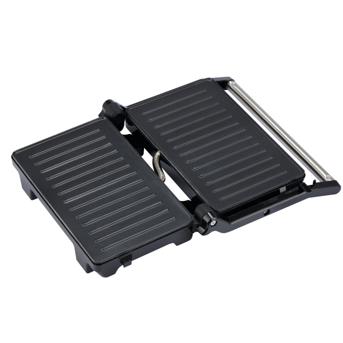 Gratar electric BOHM HOME BEGM100S, 1000 W, placi reversibile grill / plane, deschidere 180° [3]