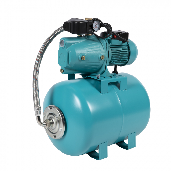 Hidrofor Detoolz DZ-P122, 0.75kW/1HP AUJET-100B 50L, Adancime 9m, Inaltime 45m, 2850RPM [2]