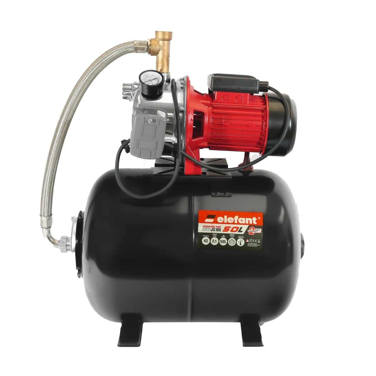 Hidrofor Elefant, 550W, Debit maxim 35L/min., Rezervor 50L, Inaltime maxima 42m [2]