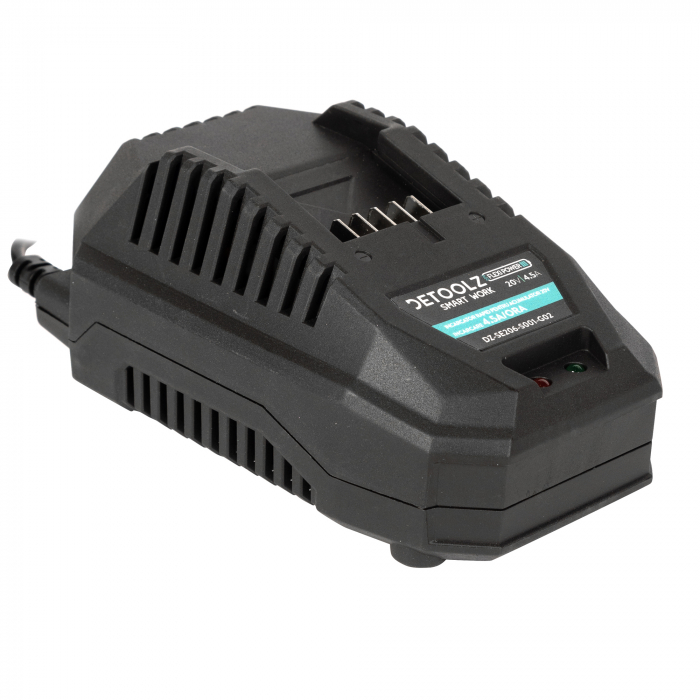 Incarcator rapid pentru acumulator 20V, incarcare 4.5A/h Detoolz [5]