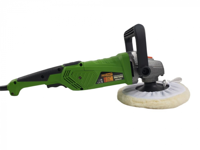 Masina de polisat Procraft PM2100E, 180mm, variator, 3300rpm, 2.1kW, LCD display [2]