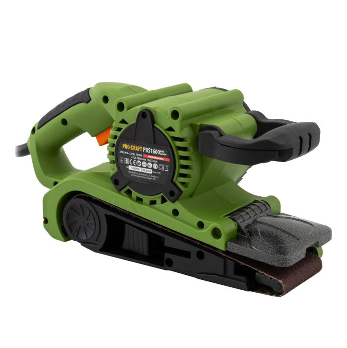 Masina de slefuit cu banda Procraft PBS1600, 1010W, Dimensiune banda 533x76, 380RPM, Variator 6 trepte