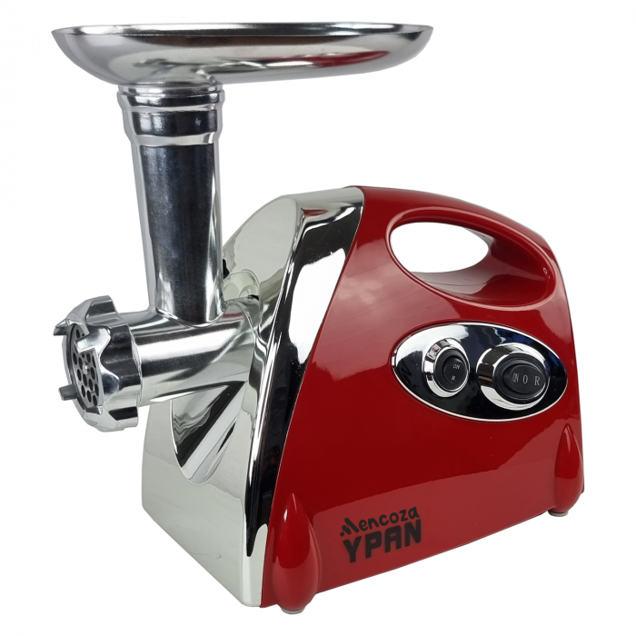 Masina de tocat carne 4 in 1 Mencoza by Ypan, 2500W, accesoriu suc de rosii, carnati, chitfele, 3 site, functia revers, motor cupru [4]