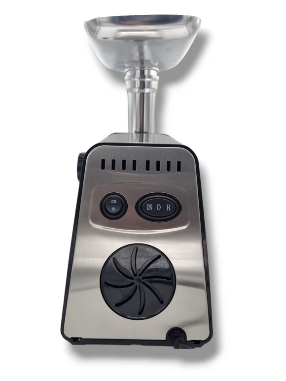 Masina de tocat carne, electrica, 3500W, Functie Reverse, 3 site incluse, Accesoriu carnati, Accesoriu chiftele, Inox [4]