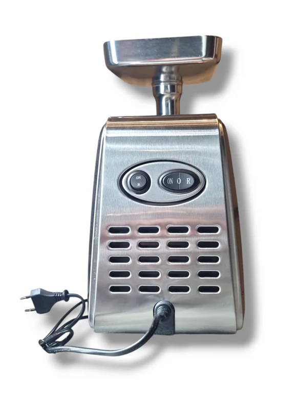 Masina de tocat carne, electrica, 4000W, Functie Reverse, 3 site incluse, Accesoriu carnati, Accesoriu chiftele, Inox [6]