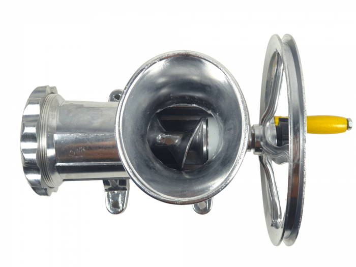 Masina de tocat carne manuala Elefant TB-5, Aluminiu, cu rulment [3]