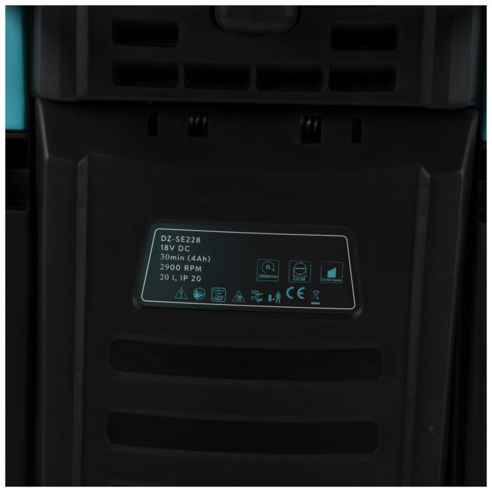 Masina de tuns gazon pe acumulator Detoolz DZSE228, 18V, 3 Trepte inaltime, Latime taiere 320mm, Capacitate 20L, 3800RPM, fara acumulator si incarcator [9]