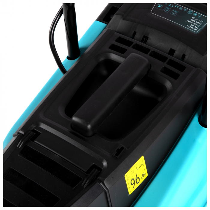 Masina de tuns gazon pe acumulator Detoolz DZSE228, 18V, 3 Trepte inaltime, Latime taiere 320mm, Capacitate 20L, 3800RPM, fara acumulator si incarcator [12]