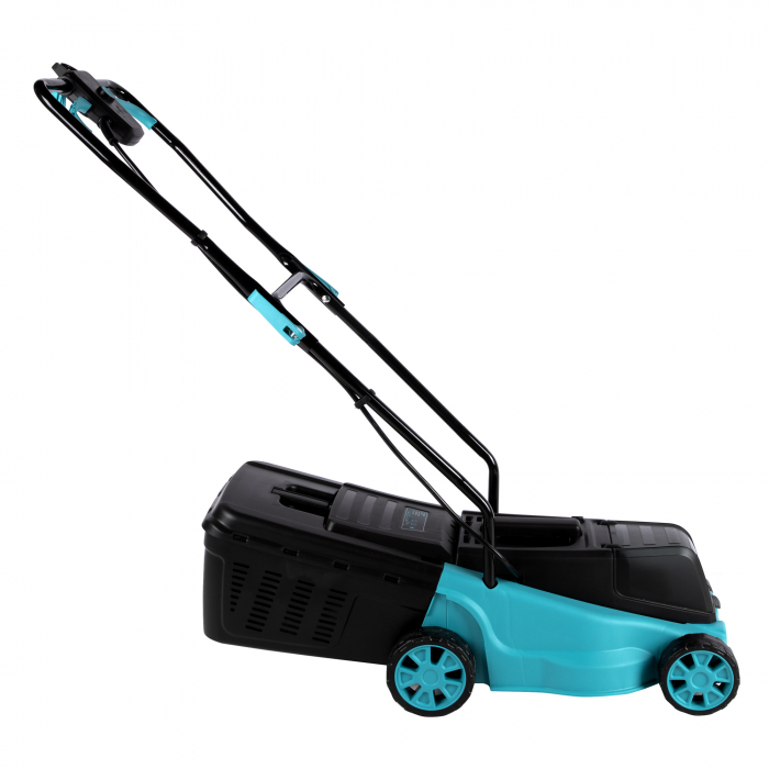 Masina de tuns gazon pe acumulator Detoolz DZSE228, 18V, 3 Trepte inaltime, Latime taiere 320mm, Capacitate 20L, 3800RPM, fara acumulator si incarcator [5]