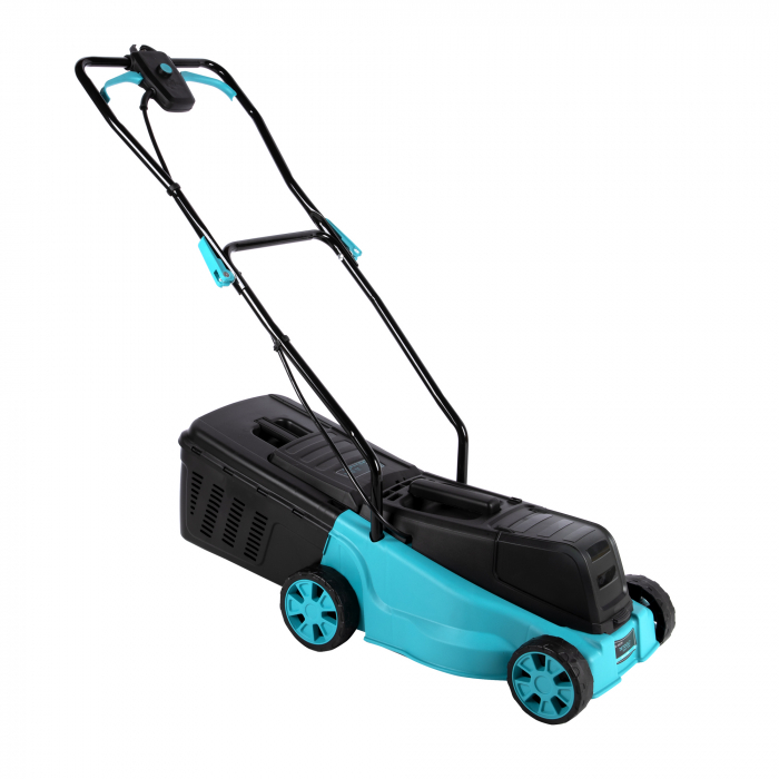 Masina de tuns gazon pe acumulator Detoolz DZSE228, 18V, 3 Trepte inaltime, Latime taiere 320mm, Capacitate 20L, 3800RPM, fara acumulator si incarcator [2]