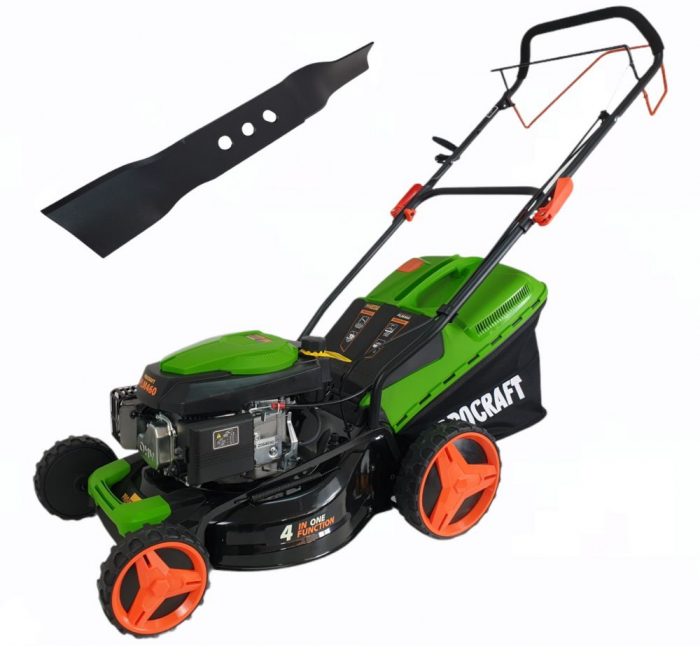 Masina de tuns gazonul Procraft PLM 460 autopropulsie , Benzina, 3.5 CP, 3000RPM, 146 cc, 50L, cutit rezerva [4]