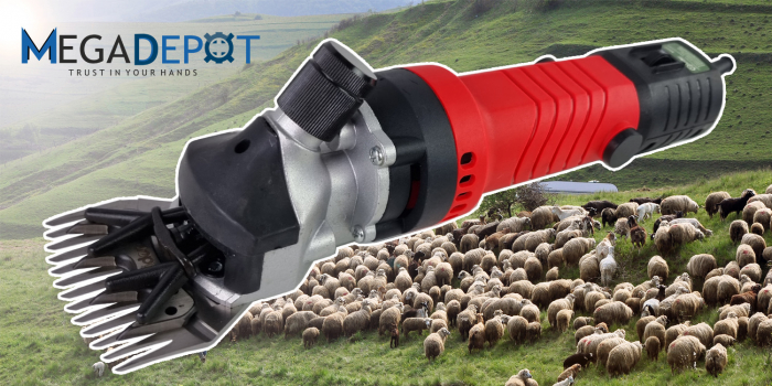 Masina de tuns oi Mencoza™ Lider, 1100W, electrica, 5 viteze, accesosii incluse, 3000rpm, lame ascutite laser [5]
