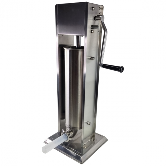 Aparat de umplut carnati profesional Elefant ML-S7, 7Kg, Mecanic, Inox-integral, 6 palnii incluse [2]