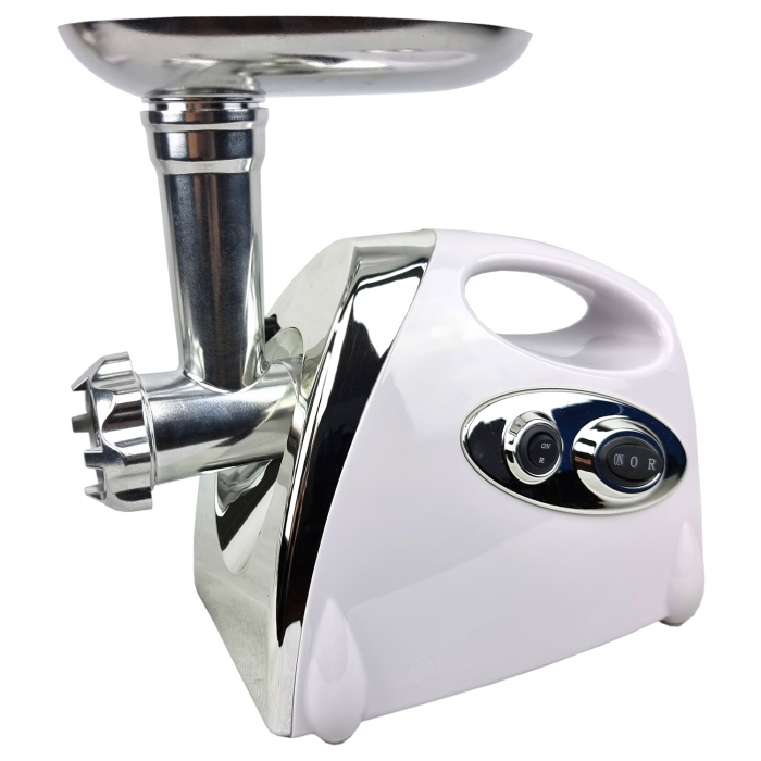 Masina de tocat carne 4 in 1 Mencoza Ural, 2500W, accesoriu suc de rosii, carnati, chitfele, 3 site, functia revers, motor cupru [2]